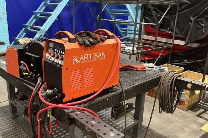 Демонстрация сварочного аппарата Artisan MIG 350