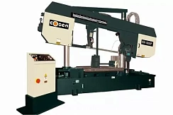 Большая портальная полуавтоматическая гидравлическая мощная двухколонная ленточнопильная машина в Липецке