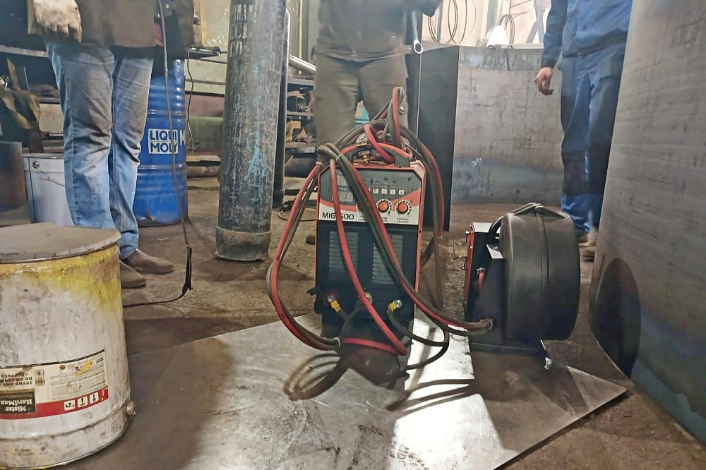 Испытание сварочного аппарата MIG 500 -  2