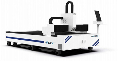Открытый одно-платформенный волоконный лазерный станок для резки MK-S в Липецке