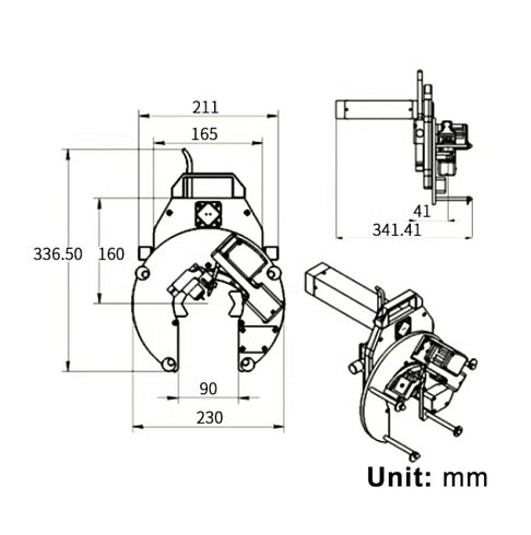 Открытая головка для орбитальной сварки MWG-170 в Липецке