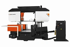 Полуавтоматическая двухколонная ленточная пила большой мощности в Липецке