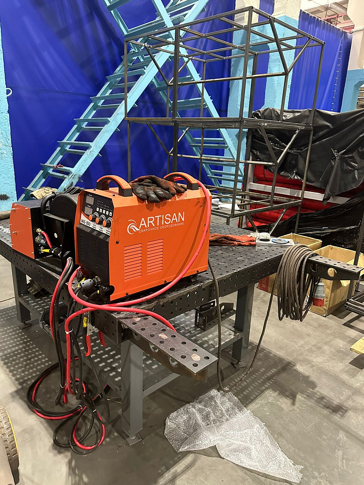 Демонстрация сварочного аппарата Artisan MIG 350