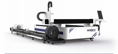 Двунаправленный волоконный лазерный станок для резки листов и труб MK-ST в Липецке