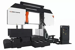 Большая портальная полуавтоматическая гидравлическая мощная двухколонная ленточнопильная машина в Липецке